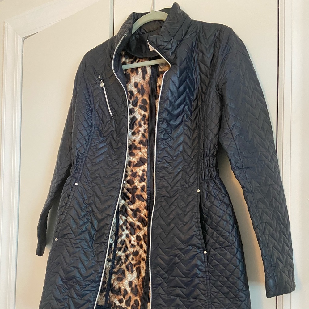 3/4 length quilted jacket